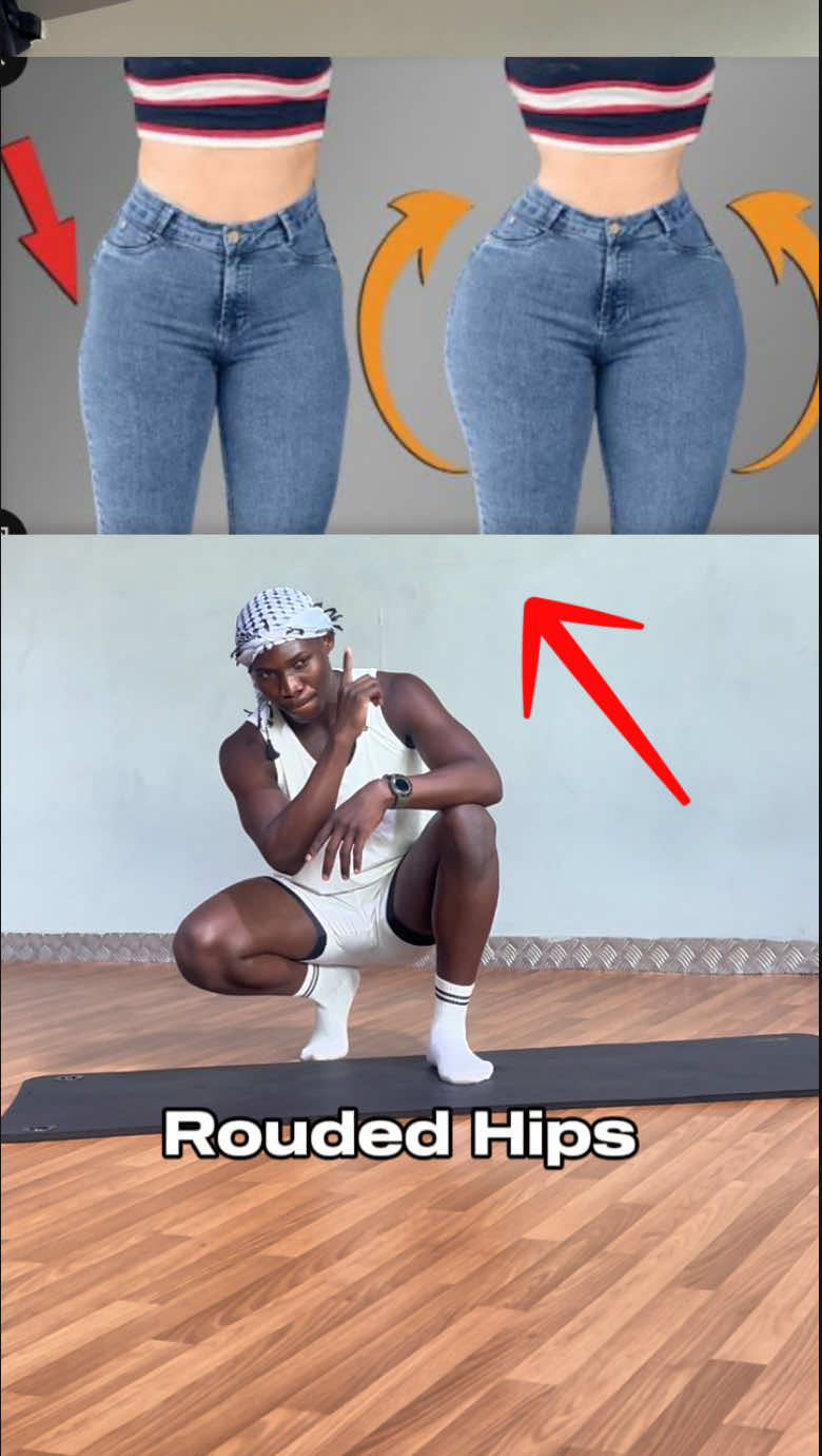 Get ready to slay with a snatched waist and rounded hips! #glutes #gluteworkout #hips #exercise #virals #enocfitnessacademy #HomeWorkout #newtrend #newvideo #glutes #hips #exercise 