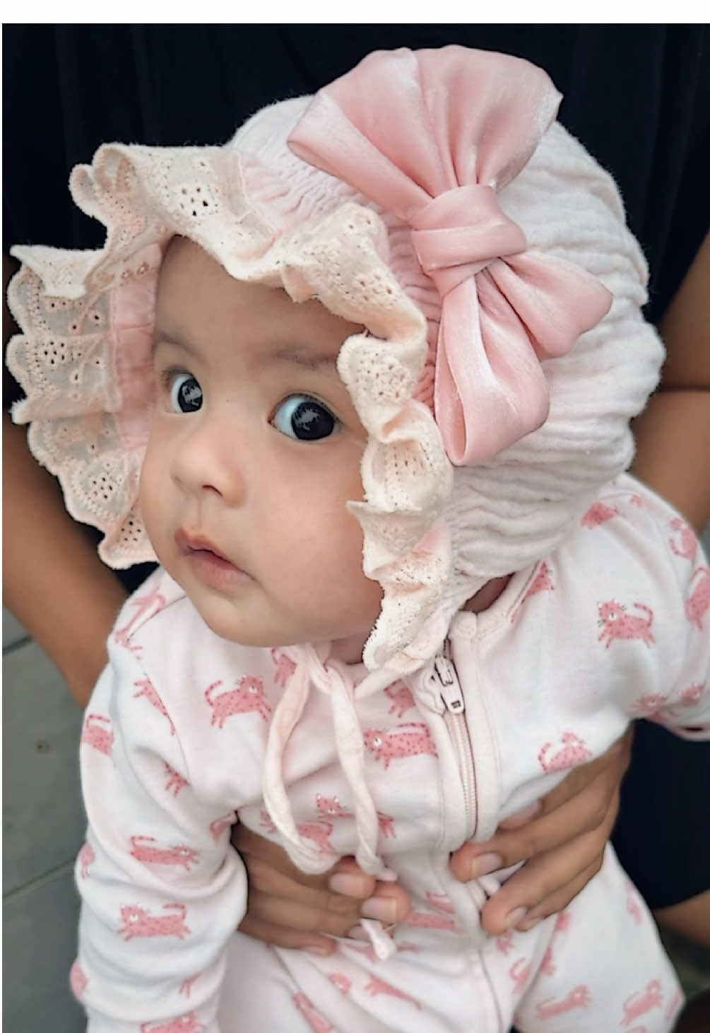 🩷🩷🩷 #CapCut  #masyaallahtabarakkallah  #myfamily  #fyp  #babygirl  #bayitigabulan  #meandmydaughter  #bonnetbayi 