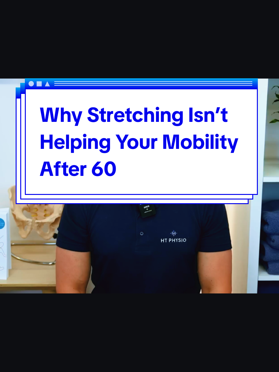 Why Stretching Isn’t Helping Your Mobility After 60 #MobilityOver60 #StretchingMyths #SeniorFitness #JointHealth #PainReliefTips #HealthyAging #FlexibilityFacts #MovementMatters #StayActive #BodyMechanics 