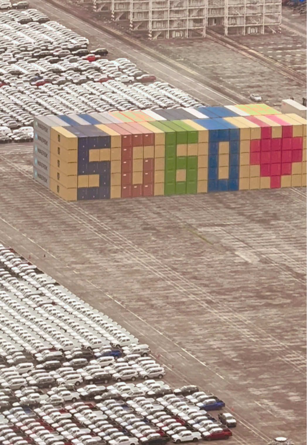 Look what I spotted!  🎉🇸🇬❤️ These aren’t just cargo containers — they’re a tribute. Stacked with pride at PSA Tanjong Pagar, spelling out SG60 with a ❤️ #SG60 #HappyBirthdaySG #PSATanjongPagar #PortOfSingapore #SGLove #MajulahSingapore #ContainerArt #TikTokSG #FYP #OnlyInSingapore #CoolFindsSG #SingaporePride #OurSGSpirit #VisualStorytelling