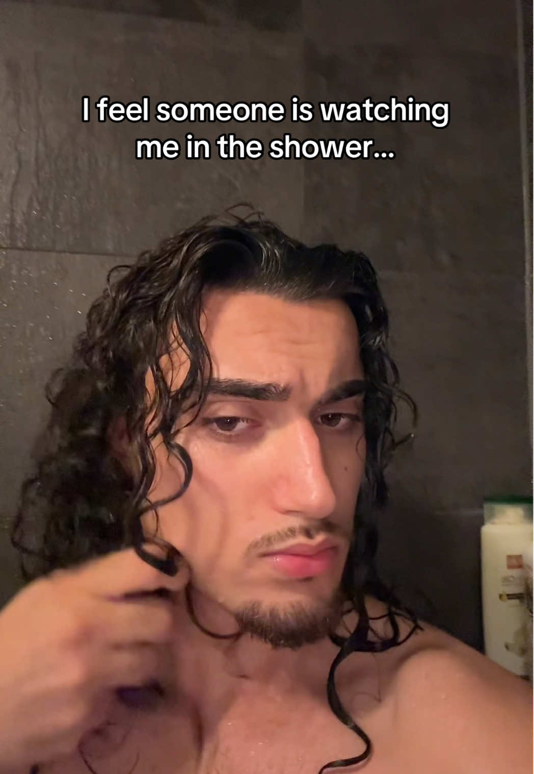 Reality… #hair #hairfall #longhairmen #relatable #funny #shower #routine #fyp 