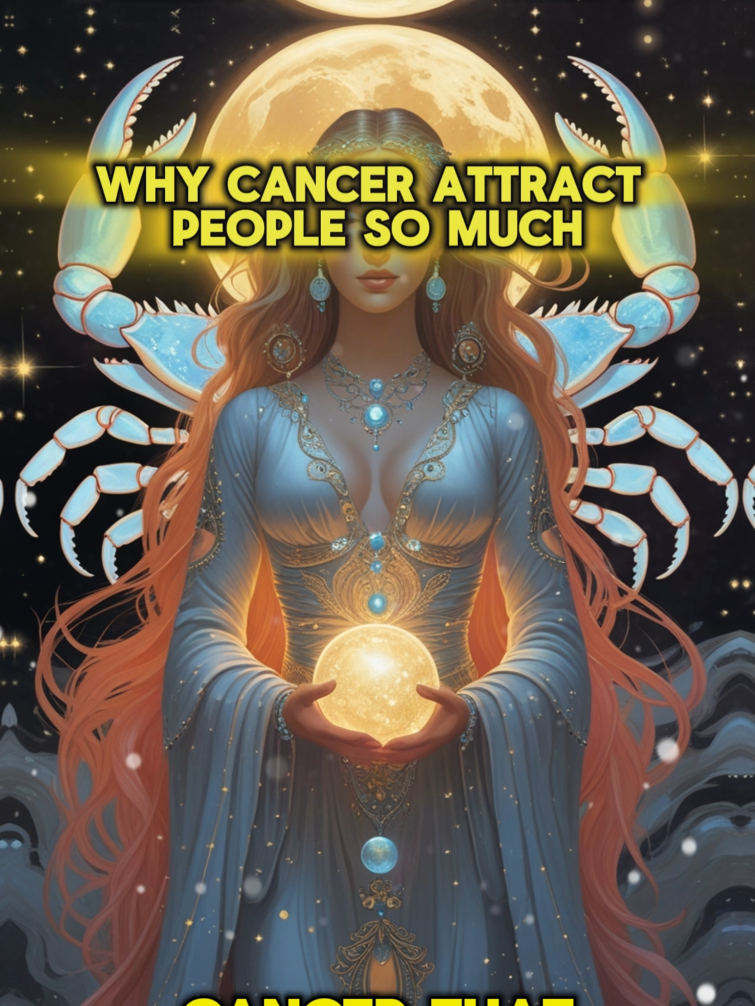Why cancer attract people so much #zodiacfacts #zodiacsigns #astrology #zodiac #top #cancer♋️