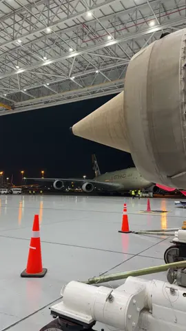 A-check light maintenance check A380✈️#aircraftmaintenance #nocopyrightinfringementintended