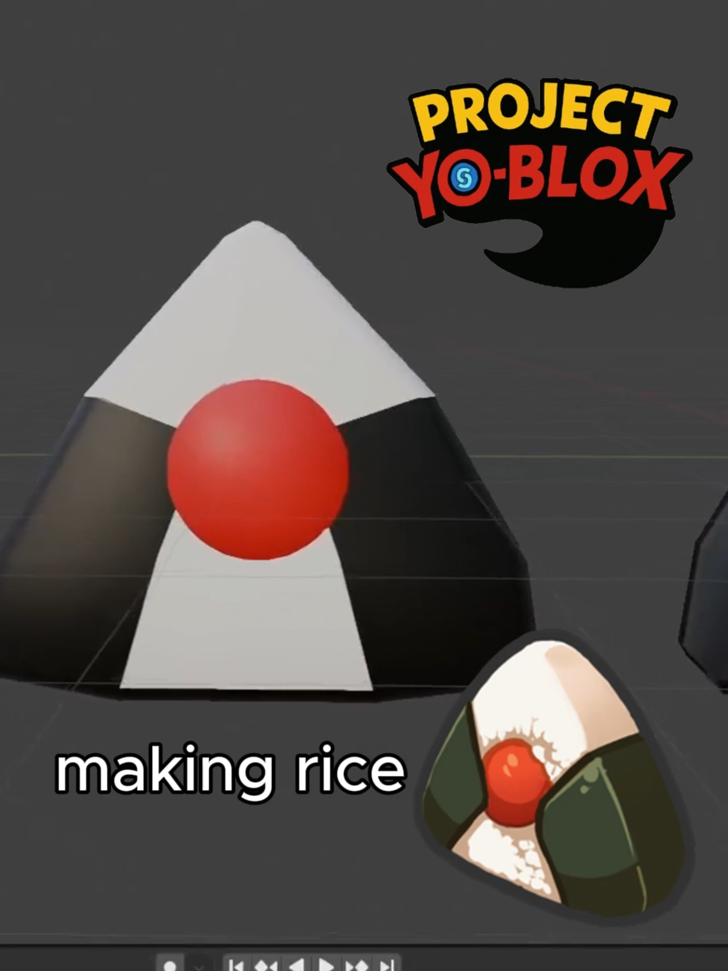Making rice from yokai watch for the game Project yo-blox -- #yokaiwatch #robloxgames #dev #rice #rblx