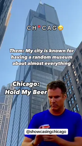 Welcome to the city of Chicago where unlike most cities we have a museum for almost everything you could ever imagine.  Follow @showcasingchicago for comedy that captures what it’s like being a Chicagoan living in the Windy City of Chicago.  #chicago #chicagolife #chicagocheck #chicagofyp #chicagoillinois #chicagotiktok 