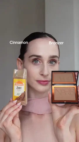 Cinnamon or Bronzer? #makeup #bronzer #naturalbeauty 
