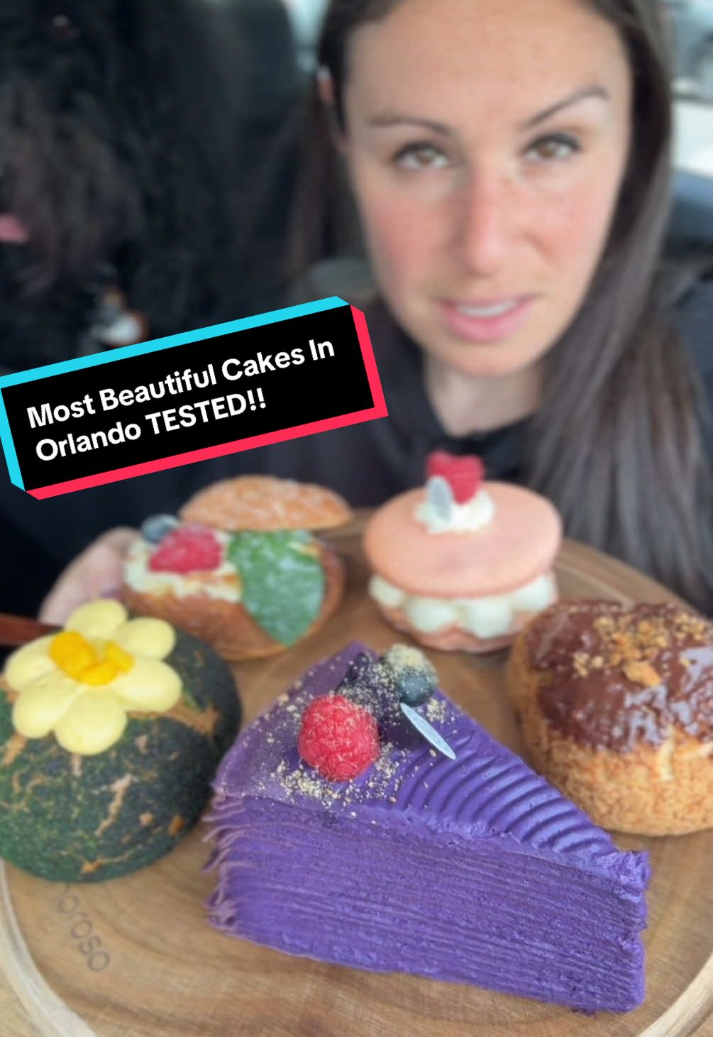 #most #beautiful #pastries #inmycity #tested #influenced #by @mukbangwithkay #togoto #lightonsugary #bakery #orlandofl #local #eats #muckbang #cakes #dessert #desserts #eatingshow #muckbangeatingshow #tastetest #crepe #cakes #cremebrulee #creampuff #rated 