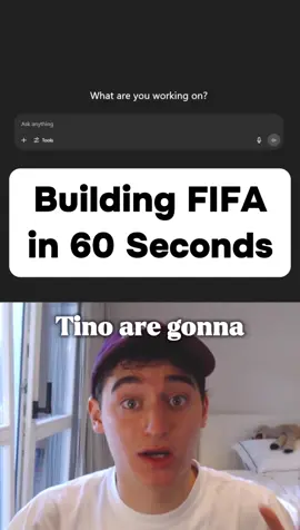 Building FIFA in 60 seconds #fifa #ai #lovable #nocode