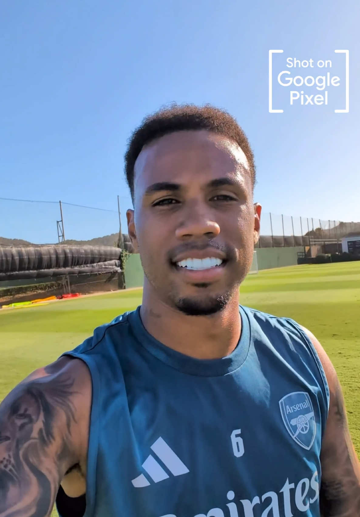 Fired up and focused 🔐 Shot on Google Pixel 🤳 #afc #Arsenal 