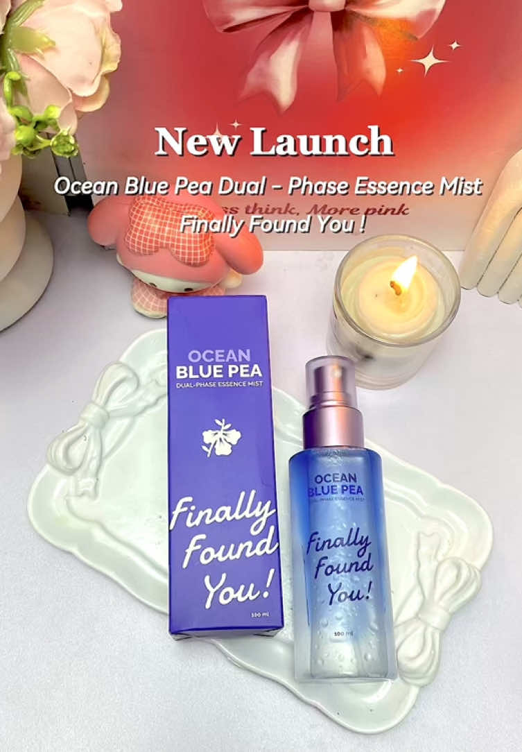 Ocean Blue Pea Essence Mist Finally Found You @Finally Found You #finallyfoundyou #essencemistffy #oceanbluepea #facemist #ffy 