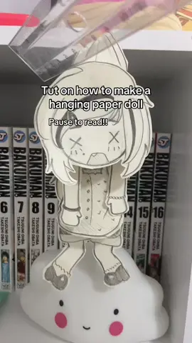 Hanging paper doll tut 😚 sorry if the vid is fast #artist #viral #fyp #dolls 
