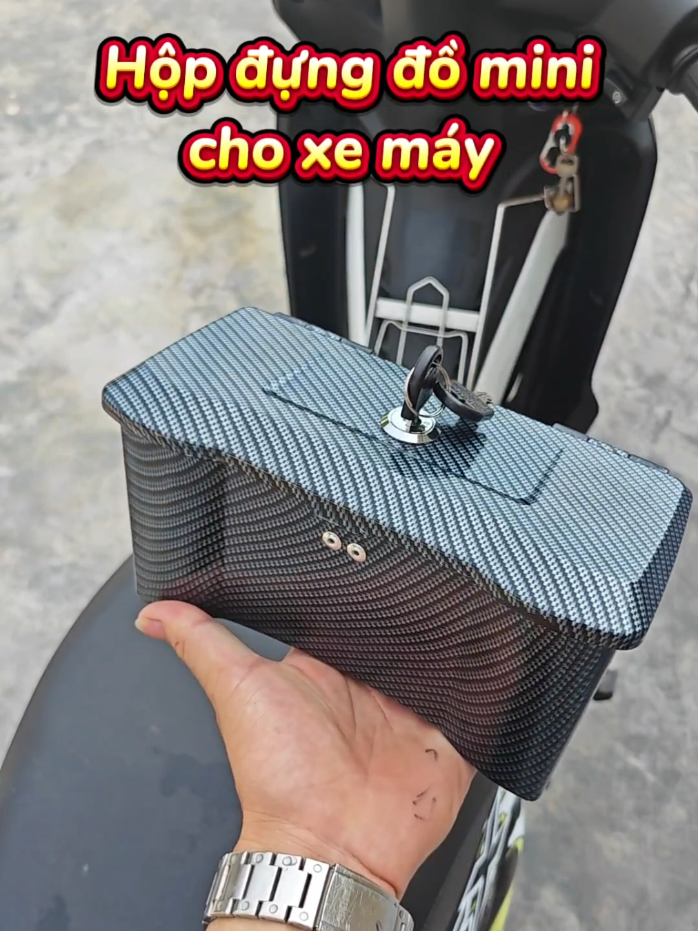 Hộp đựng đồ cho các dòng xe số #hopdungdoxemay #hopdungdomini #hopdungdominixemay #phukienxemay #truongmvp @Trường MVP 