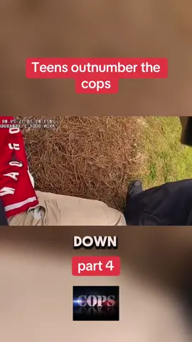 Teens outnumber the cops part 4 #cops #copsoftiktok #police #foryou #fyp #policeofficer #bodycam 