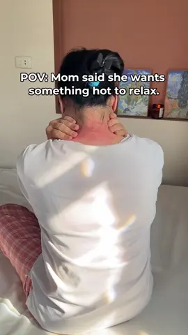 My mom had neck pain… I almost made it worse 😅                                   Glad she loved the real solution 💆‍♀️                                                             👉 Tag someone who needs this too! #neckpain #relaxing #foryou #mom #neck #happy #wellness #pov 