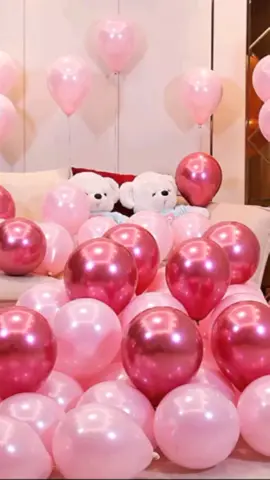#50PCS 10Inch Metallic Glossy Latex balloons birthday party decorations #ordernow #followformorevideo 