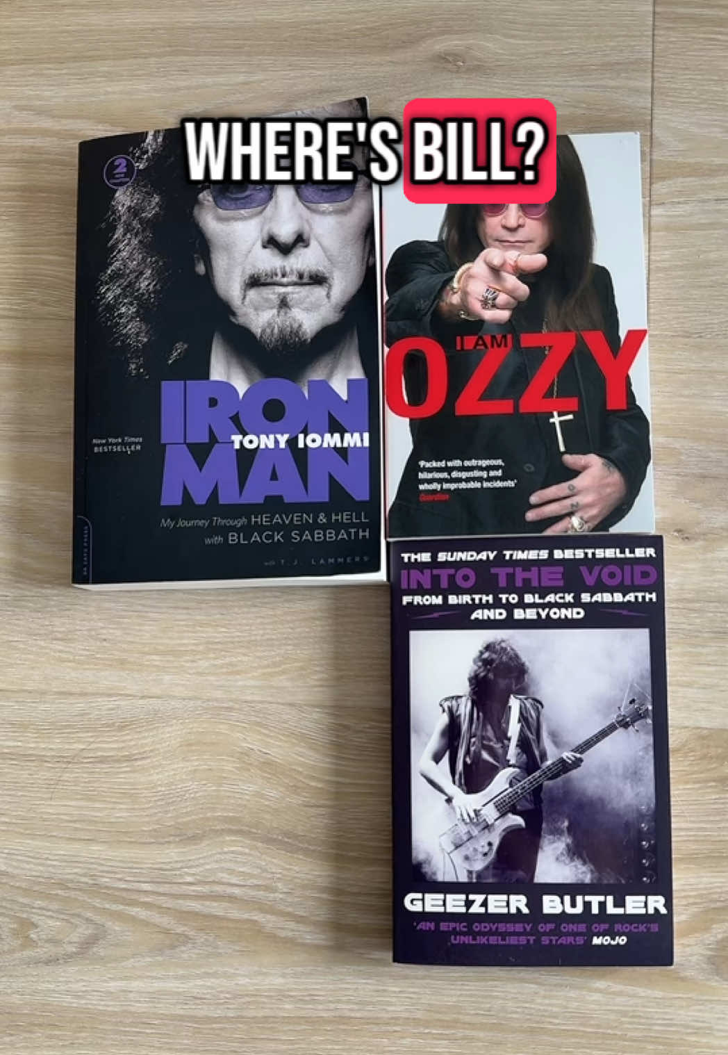 (Im)patiently waiting for Bill Ward’s memoir #blacksabbath #ozzyosbourne #tonyiommi #geezerbutler #billward #memoir #BookTok