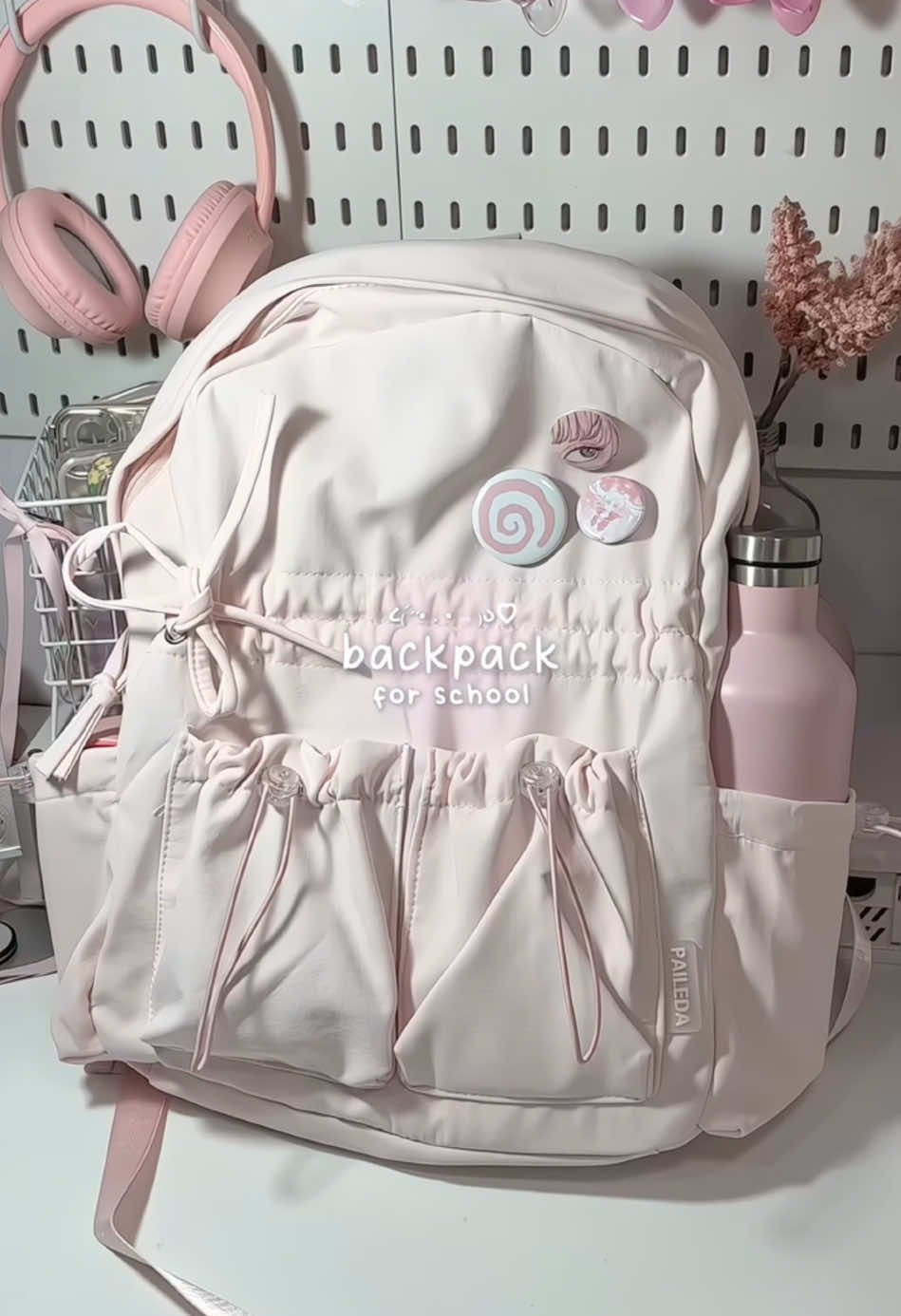 pink backpack for school!💌