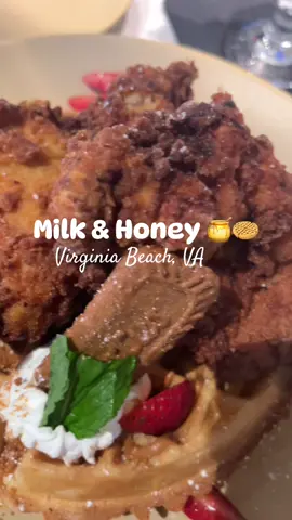 New brunch spot unlocked 👀🍳✨ Tried the new Milk & Honey in Virginia Beach and it’s giving everything it needed to give. If you’re in the 757, this one’s a must. ✨ Save this for your next brunch date and tag your foodie crew below 🥂👇🏽 I’ll be sharing my full experience soon — so follow me and save this as your reminder to come back! #milkandhoney #virginiabeachfoodie #fyp2025 #foodietiktok #foodugccreator #newbrunchspot 