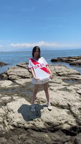 🗣️ QUE VIVA PERUUUUU #peru #japan #japanese #peruana #enoshima #trend #nicoco #beach #fyp #xybca 