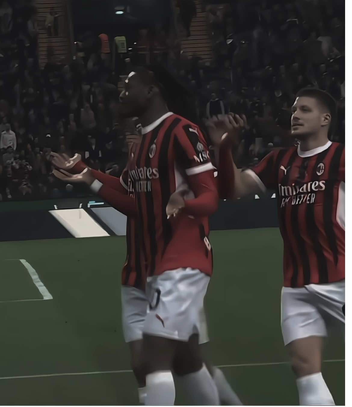 Come barca. #rafaelleao #leao #acmilan #italy #sansiro #katslater 