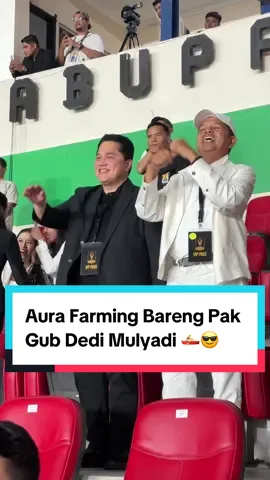Aura Farming 9999% accuracy bareng Pak Gub Dedi Mulyadi 😁 Bangga, pacu jalur asal Riau dikenal dunia 👍🏼 #pacujalur  #aurafarming  #pialapresiden 