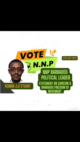 Freedom of Movement in Caricom ? Why only four out of 15 countries signed on to the freedom of movement.  There is no unity in Caricom here is what Kemar Stuart thinks about was annouced by Jamaica's Prime Minister Andrew Holness and Caricom's announcement of Freedom of movement  #barbados #guyanesetiktok🇬🇾 #USA #Trump #jamaicantiktok🇯🇲viral #barbadostiktok #venezuela #guyana #nnp  #dominica #belize , #trinidad 