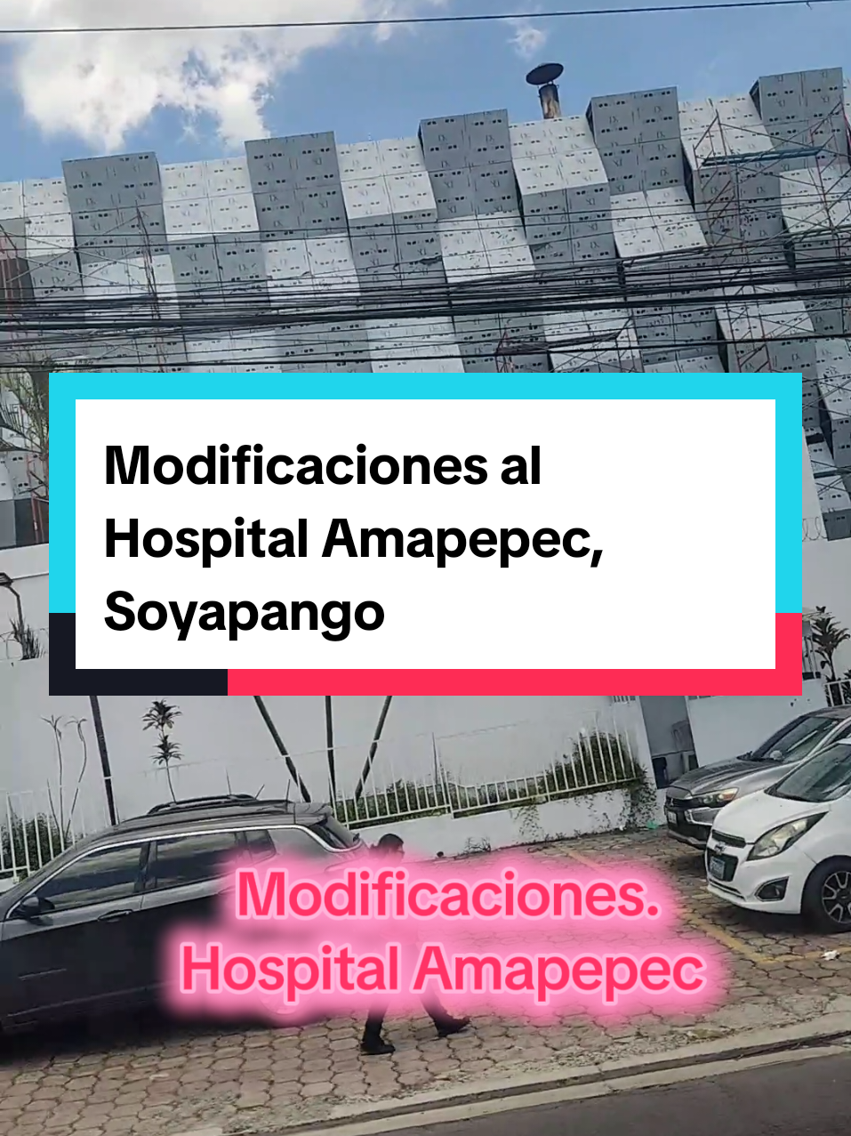 Modificaciones al Hospital Amapepec ISSS, Soyapango  #isss  #ministeriodesalud  #soya 