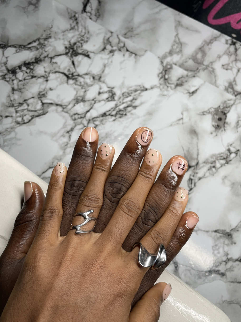 Not your regular Nail vlog 🙂‍↔️…HYPE HIM!!!  @polishes_n_brushes  #nailvlog #nailinspo #nailsideas #myman #nails #sunday #weekendvlog #comewithme 