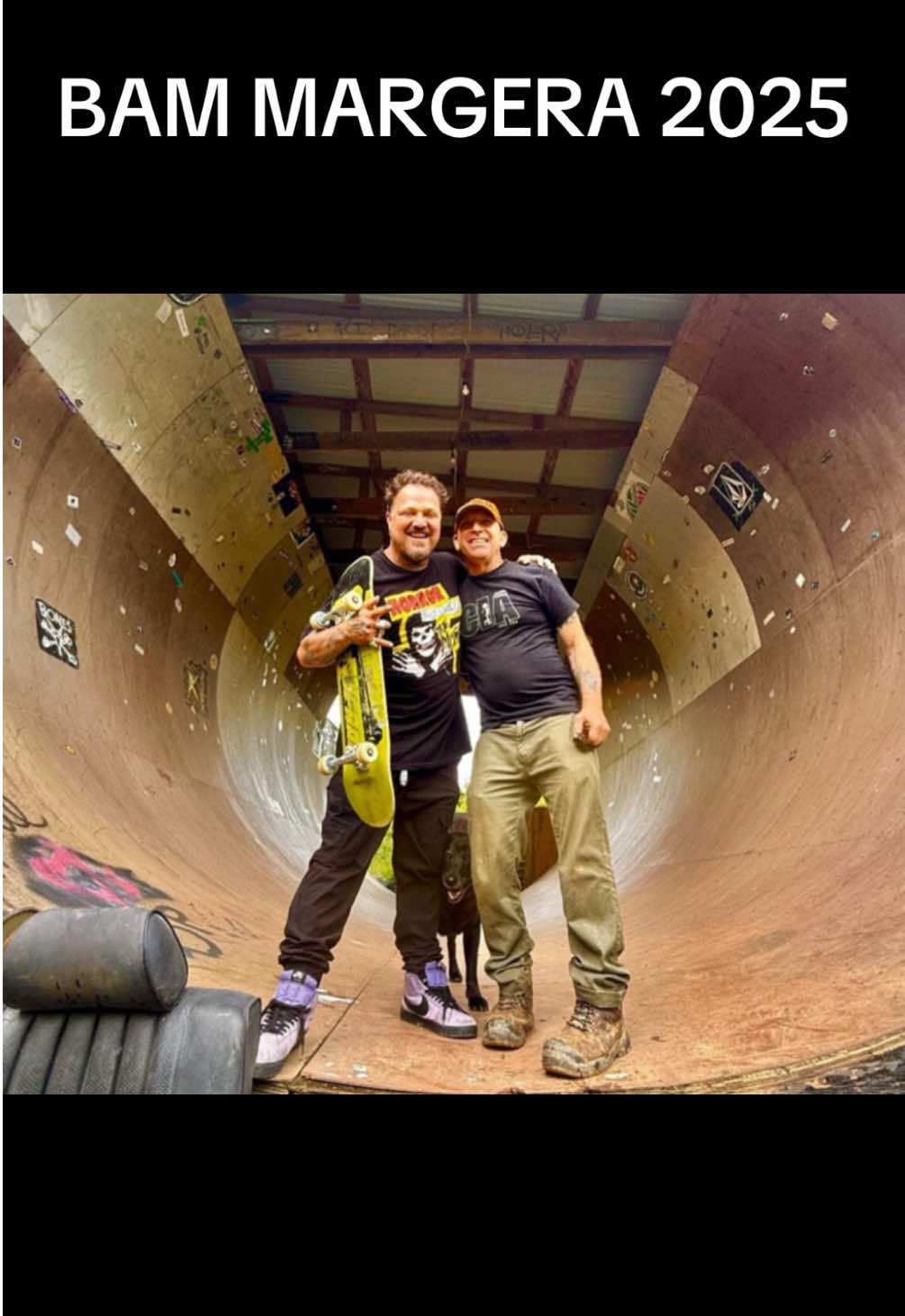 Bam is still crushing #skateboard #Skateboarding #skateboardingisfun #skateboardingdaily #bammargera 