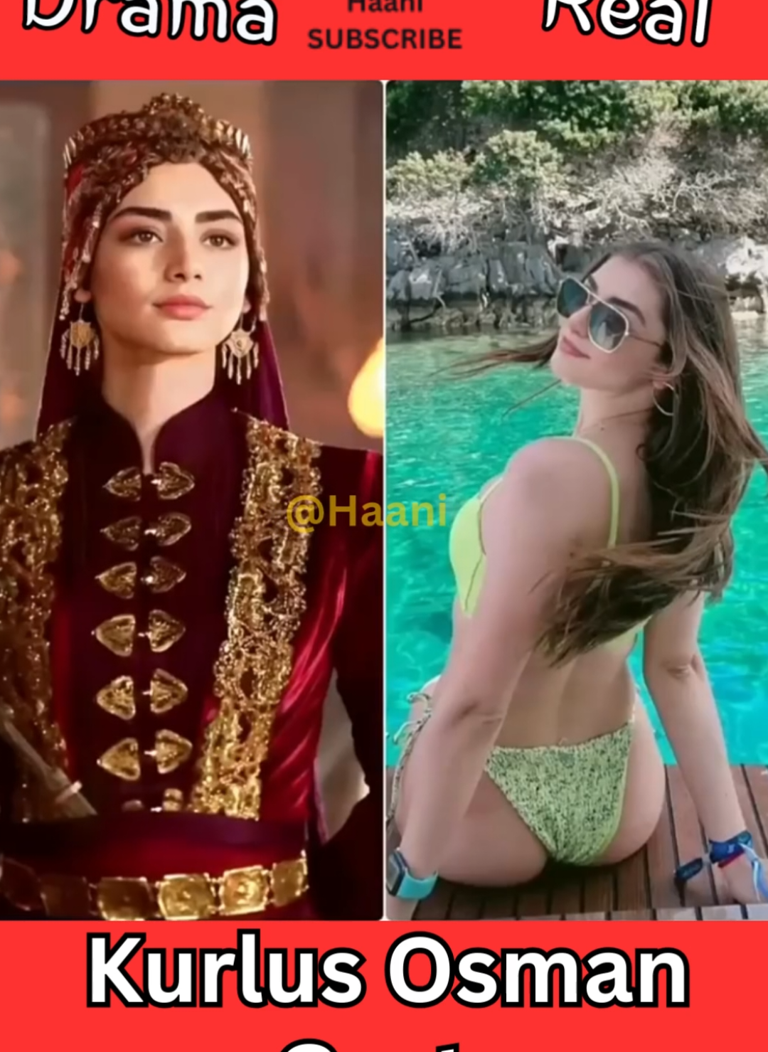 Kurlus Osman  Drama vs Real #shortvideo​​​​​ #kurulusosman​​​​​​ ​​#10million​​​​​​ #turkishdrama 