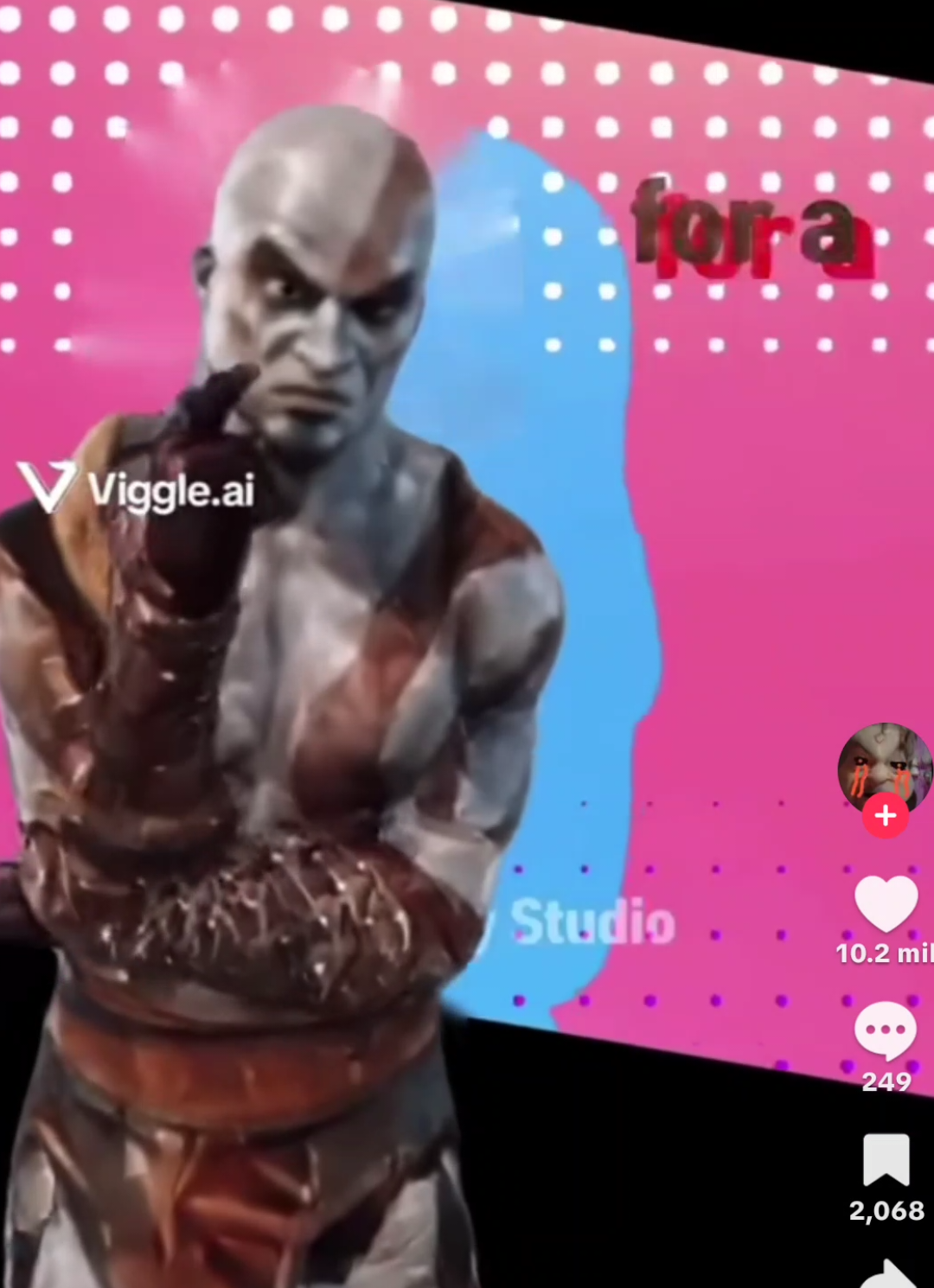 cuáles eran la probabilidades?? #girllikeme #kratos#cosplay#parati #pinchetiktokponmeenparati 