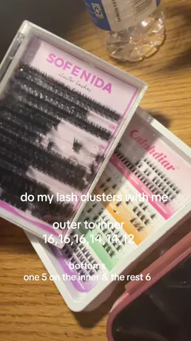 got the lashes off amazon #fyp #lashclusters 