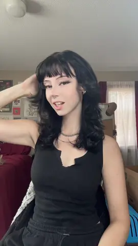 became everything thing I wanted to be and more ✨ #fyp #foryoupage #foryou #grunge #grungeaesthetic #alt #alternative #altgirl #grungegirl #inspo #altinspo #wolfcut #blackhair #piercing #cool #aesthetic #OOTD #style #styling #fashion #hair #makeup 