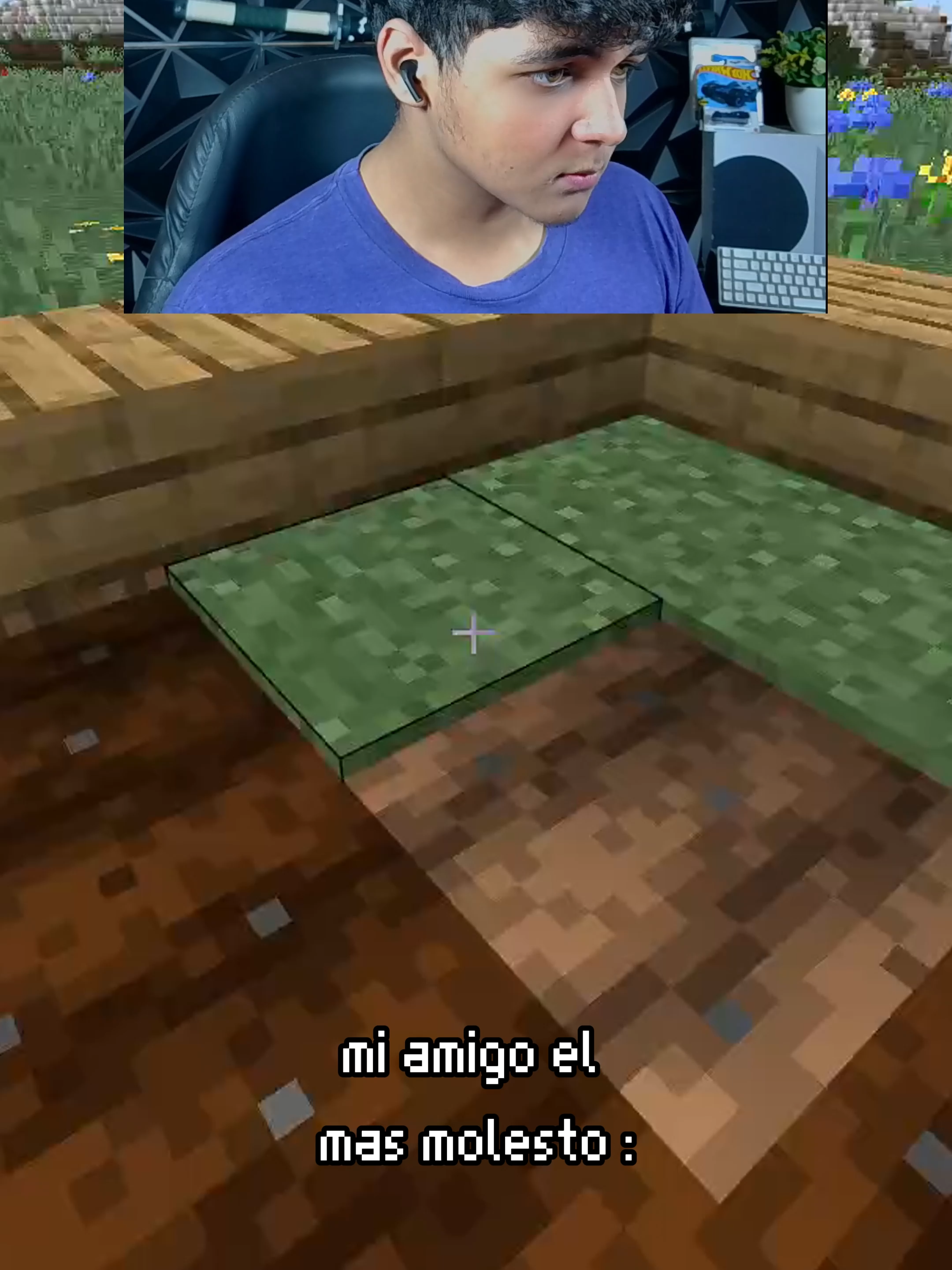 Mi Amigo El Mas Molesto... #Minecraft #Humor #minecrafters #minecraftbedrock #minecraftmemes