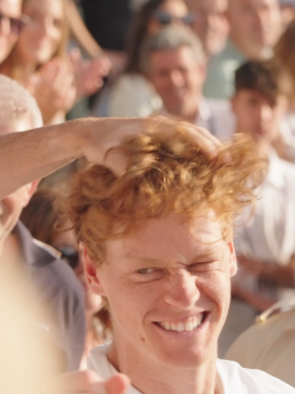 It all started with that smile... 😍 #Wimbledon #tennis #JannikSinner 