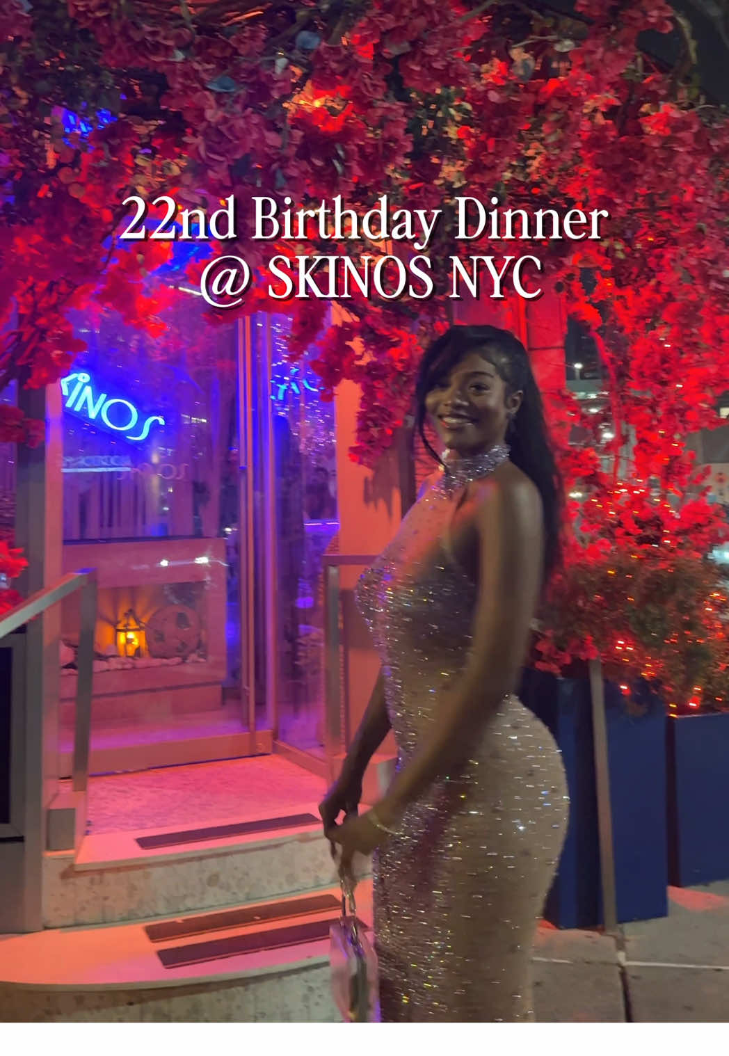 don’t listen to the bad reviews!! it was goodddddd ⭐️⭐️⭐️⭐️ will be back  #birthdaydinner #birthdaydinnernyc #skinos #skinosnyc #aestheticbirthdaydinner #cancerseason #happyjuly3rd #22ndbirthdaydinner #nyc 