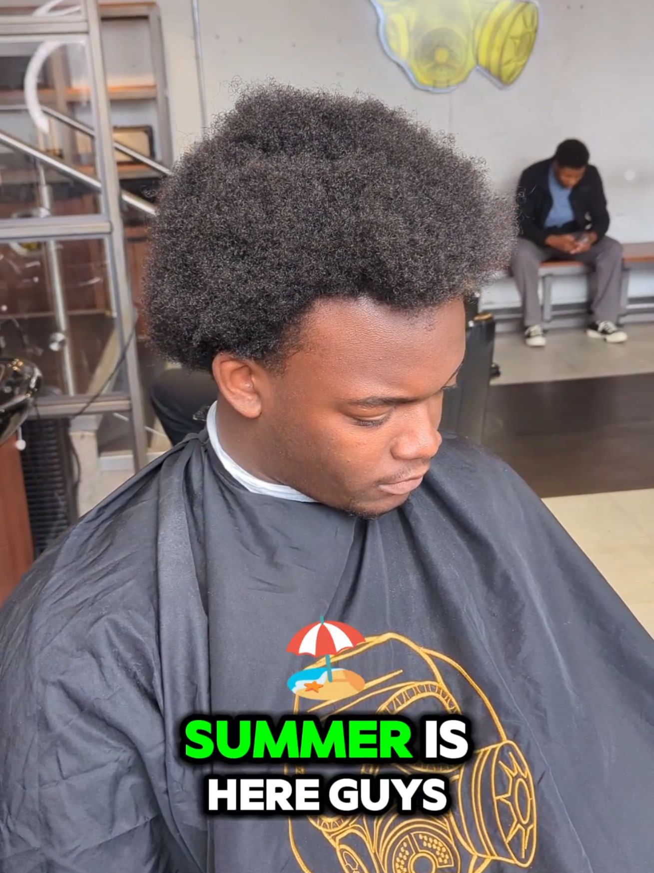it's getting hot outside guy look after your hair 🤝🏾#hair #transformation #lowtaperfade 