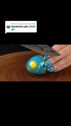 Replying to @𝓐𝓫𝓪𝔂-𝓫𝓸𝓵 🇰🇿 Country Egg Series — Kazakhstan Edition Beshbarmak, meaning 