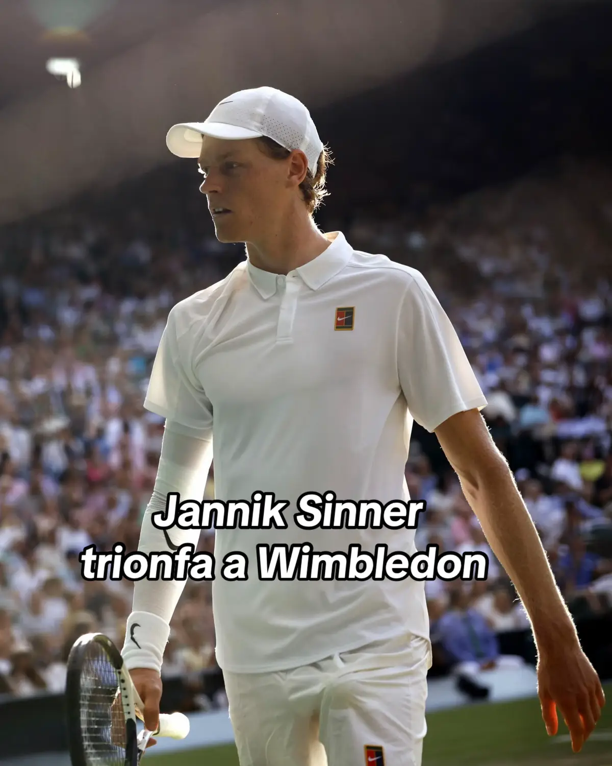 Game. Set. Storia. 🎾📖 Jannik Sinner batte in 4 set Carlos Alcaraz e fa suo Wimbledon!