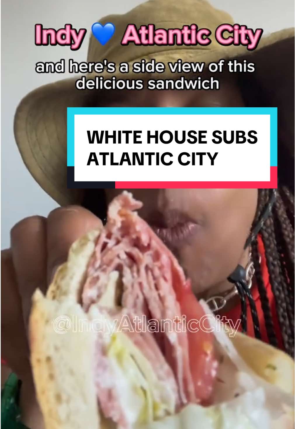 White House Subs in Atlantic City NJ 😋 Delicious #indyatlanticcity Indy 💙 Atlantic City #atlanticcitynj #whitehousesubs #whitehousesubshop #boardwalkfood 