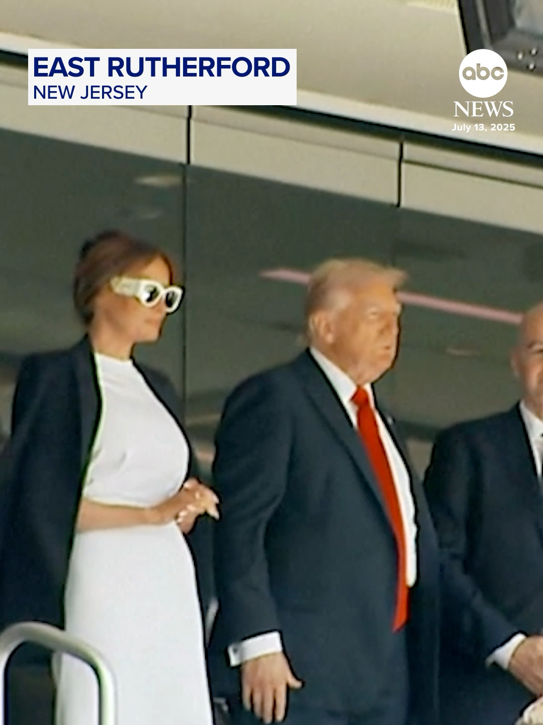 President Trump and first lady Melania Trump attended the FIFA Club World Cup final in East Rutherford, New Jersey, on Sunday. The match between Paris Saint-Germain and Chelsea gives the president a preview of sorts ahead of next year’s FIFA World Cup, which is being co-hosted by the U.S., Mexico and Canada.