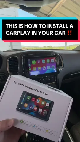 How to install a CarPlay in any car #carplay #radio #screen #carplayscreen #car 