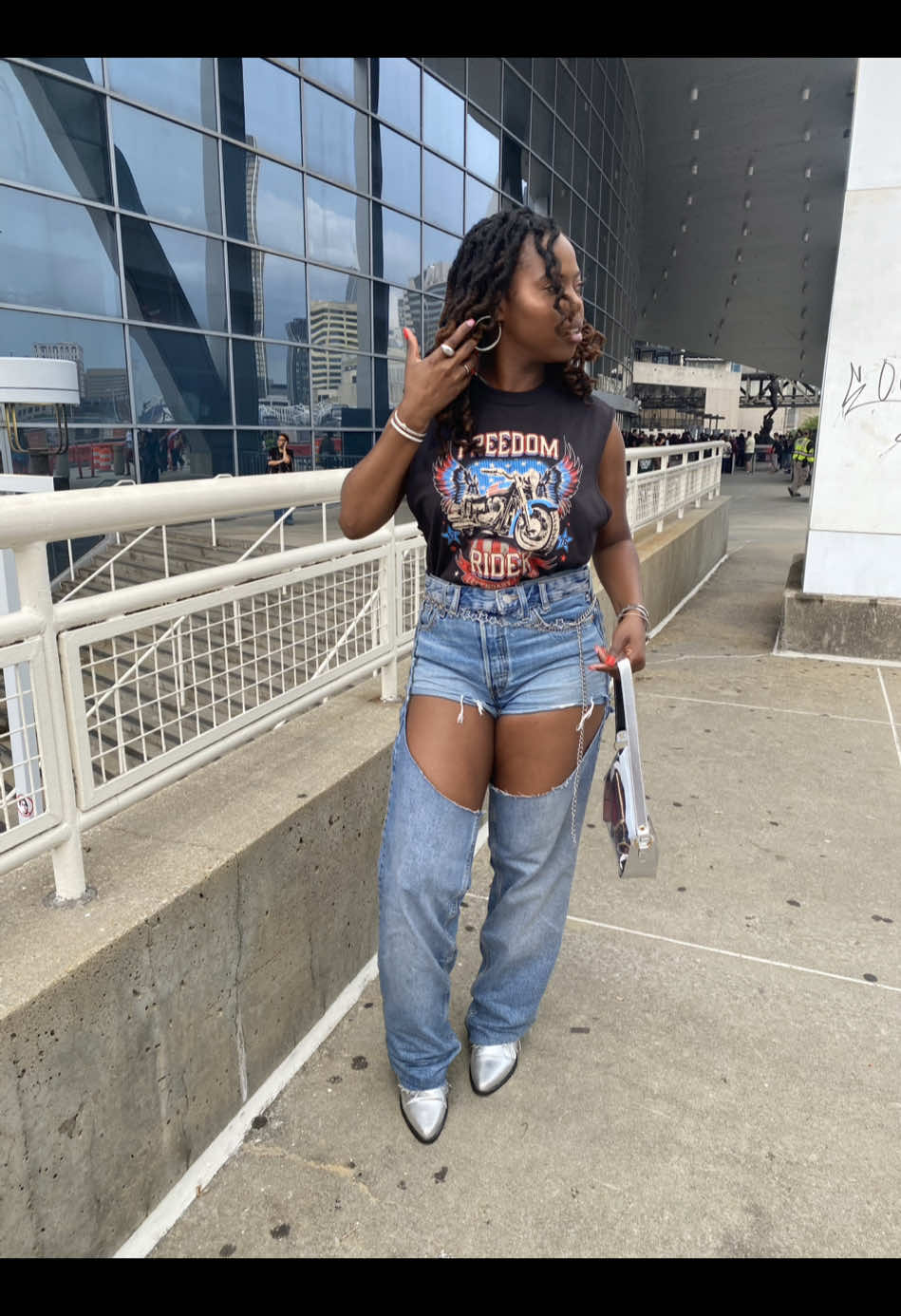 Im impressed for this to have been my first time 🥹🔥🤠 #Locs #Chaps #DIY #Share #cowboycarter #Beyonce  