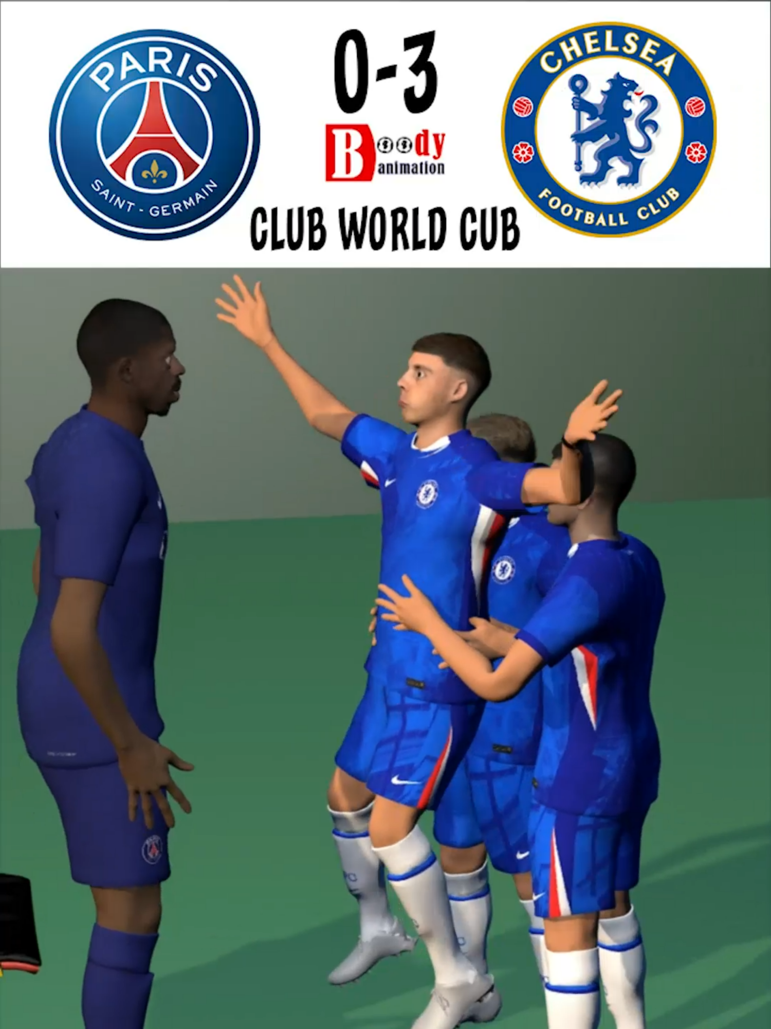 Highlights of Chelsea vs Psg 3-0 😁. #Chelsea #PSG