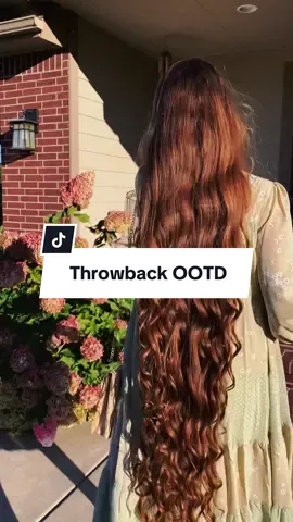 Throwback to one my favorite looks! So classy, dreamy and beautiful! 🤍 #throwback #longhair #uncuthair #pentecostal #apostolic #modestfashion 
