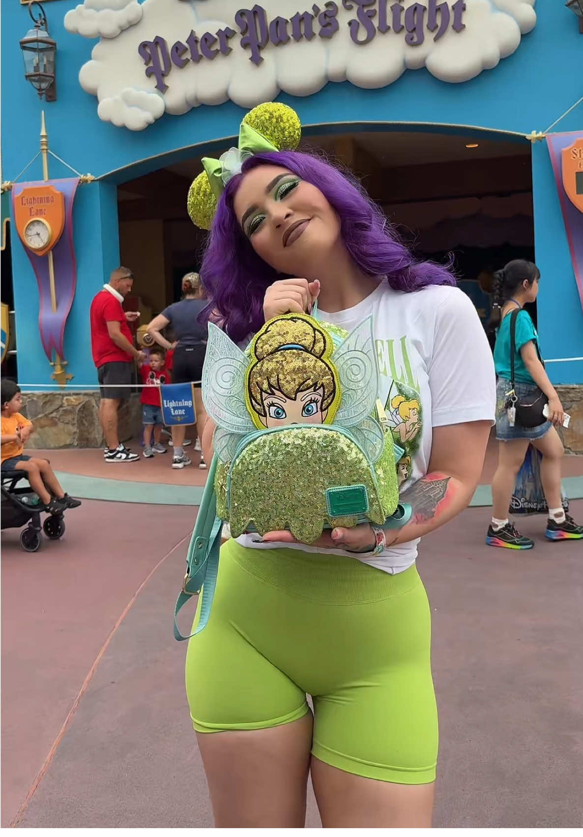 #OOTD #disney #disneyworld #livenfamily #maryroseliven #liven #tinkerbell #peterpan 