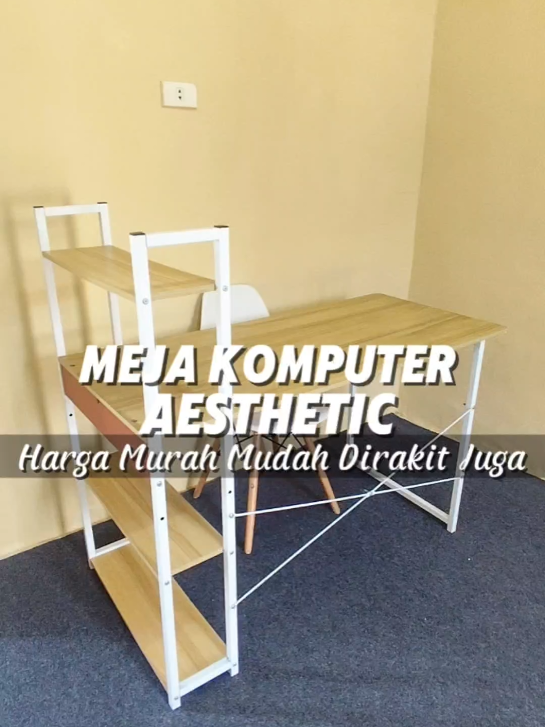 Meja belajar minimalis  #mejakomputer #mejakerja #mejamurah #mejalaptop 