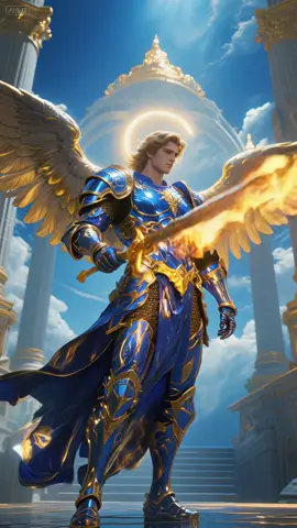 Archangel Michael #God #jesuschrist #angel #heaven #aigenerated #fyp 
