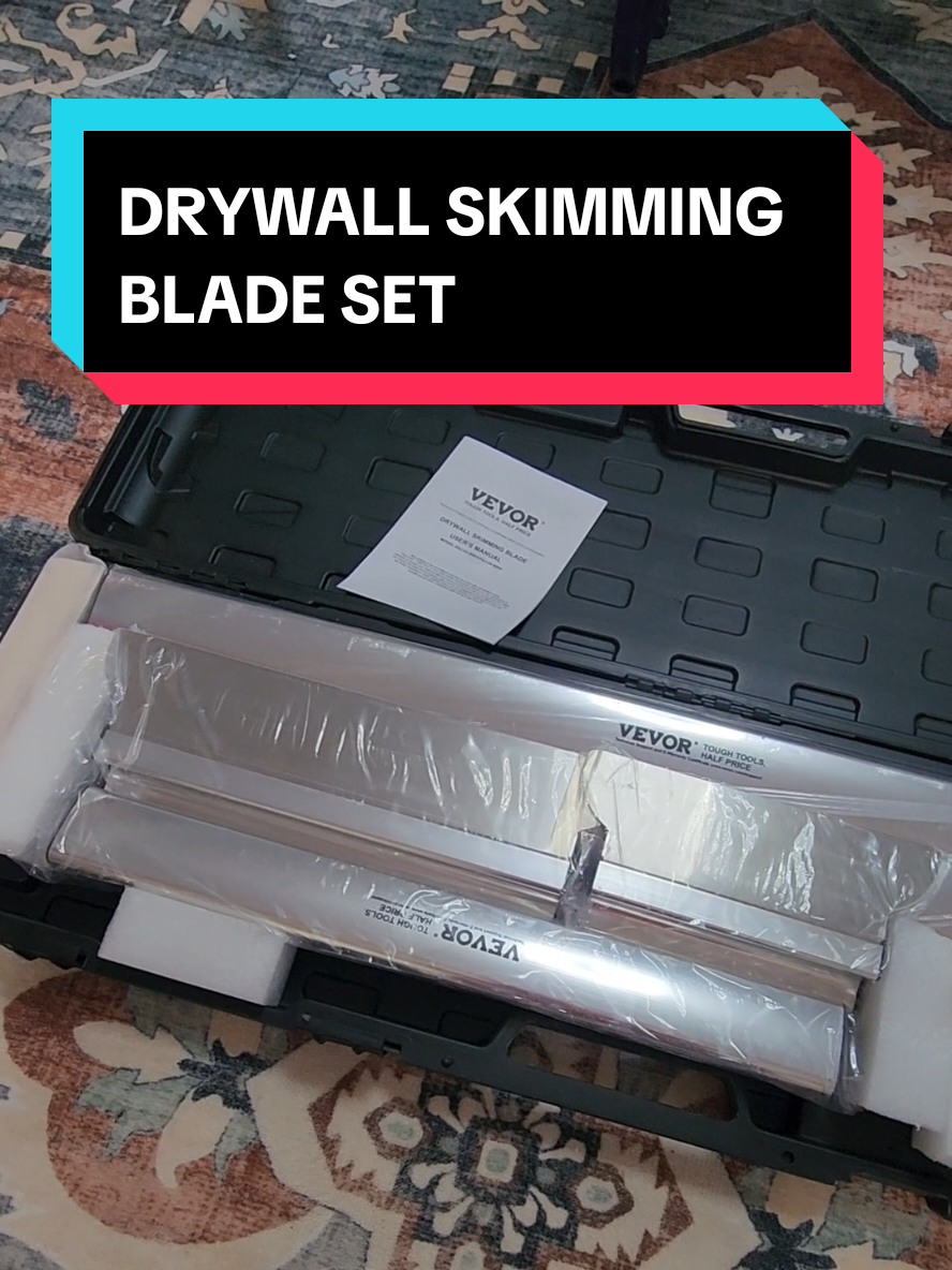 VEVOR DRYWALL SKIMMING BLADE SET, 5 BLADES AND EXTENTION HANDLE, SKIM COAT TOOLS, STAINLESS STEEL KNIFE SET. #sheetrocker  #sheetrockfinishing #vevor #fy  #sheetrockfinishing #fyp #viral #sheetrockhanger #fypage  #sheetrockers #sheetrocktools #drywall #drywallfinisher #sell #drywaller #drywallrepair #sale #vevorproducts #vevorttshop #vevor #vevortools #vevortool #tools #tool #toolsoftiktok #toolsofthetrade #toolstoday #toolhack #tooltok #toollife #tooltiktok #toolhacks #tricks  #tooltips #hardwaretools #fypシ゚viral #dealsforyoudays #save  #tiktokshopdealsforyoudays #superbranddaydfyd #onsale #SuperBrandDay #lookatthat #tiktokshopcreatorpicks #deal #tiktokshop #tiktokshopping #trending2025 #viralvideos #onsale #flashsale #giftideas #giftidea #tiktokshopfinds #tiktokmademebuyit #foryou #foryoupage #trending #wow #tiktokmademedoit #getyours #today #tiktokfinds #tiktokfind #tiktokviral #tiktokviralvideo #tiktokviraltrending #ttsacl @Vevor_US @Haidee_Collab @vevor shop 