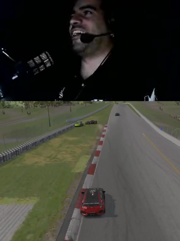 Si quieren que les enseñe a mufar gente.... me escriben por privado 😅😅😅 pero, lo que parecía un roce... fue un poco más 🤣🤣 #clip #twitch #stream #imsamichelinpilotchallenge #imsa #honda #civic #tcr #chapachapa #simracing #argentina 